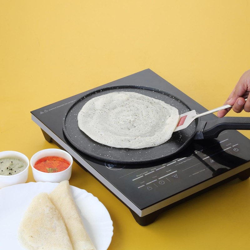 HAZEL Stainless Steel Dosa Flat Base Taveta Tavethi Palta Turner