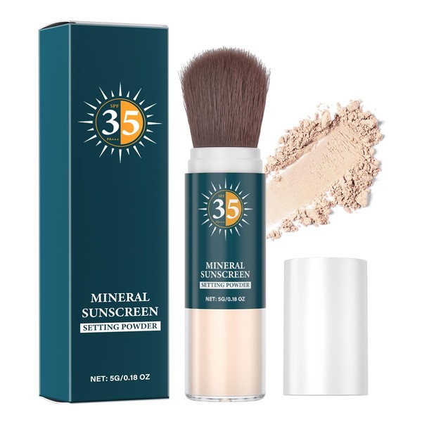 Mineral Sonnenschutz Puder, SPF 35 Matte Sunscreen Loose Powder mit