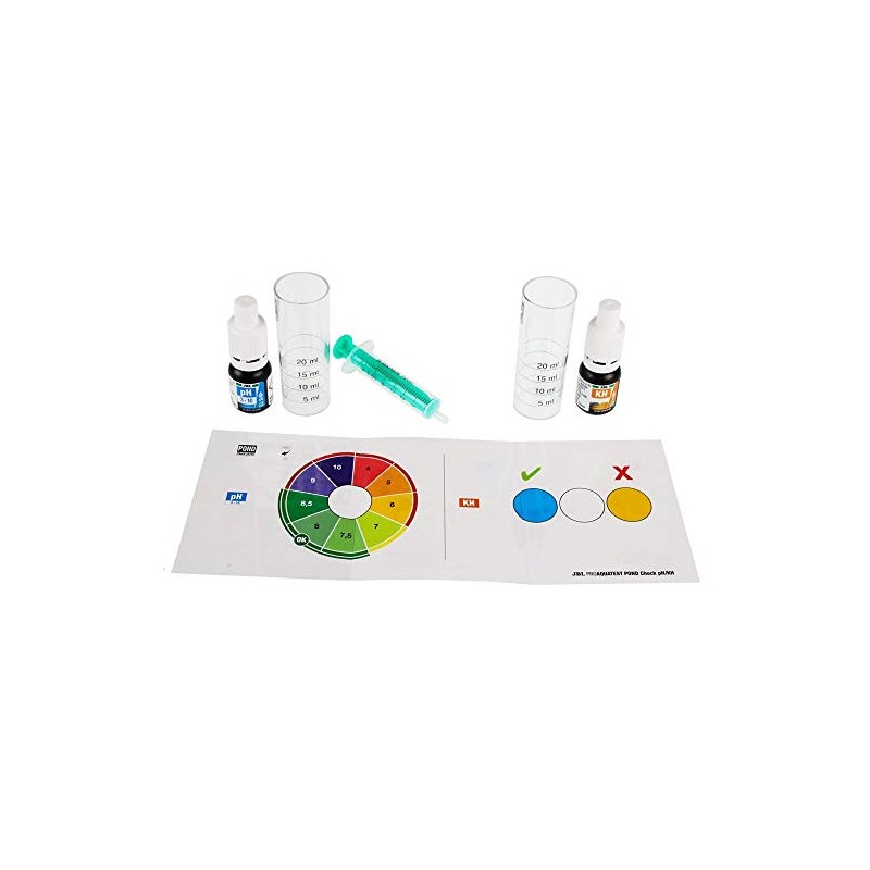 JBL PROAQUATEST POND Check pH/KH Water Test Kit with 50