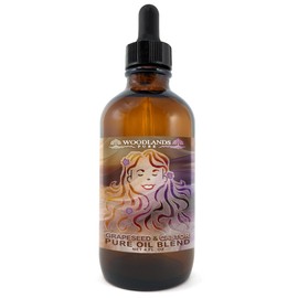 Woodlands Pure Grapeseed and Castor Oil Blend (4oz), Brown