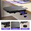 CABTE Arm Rest for Desk, 90°Foldable Computer Wrist Rest Shelf