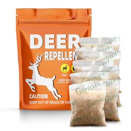 Deer Repellent for Plants, Rabbit Repellent Outdoor, Bunny Repellent, Naturally Repels Deer from Garden and Yard, 3 Months Protection, Safe for Humans, Pets and Plants, 120 SQ FT Coverage, 8 Packs