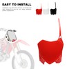 ABCERRSI Motorcycle Number Plate,Plastic Dirt Bike Front Number Cover for