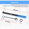 Yuesstloo 15pcs Universal Ratcheting Serpentine Belt Tool Set, Serpentine Belt