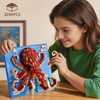 Octopus Wall Art Building Sets for Adults,3D Mini Octopus Building