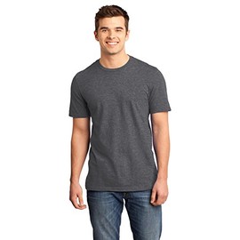 District - Young Mens Very Important Tee . Dt6000 - Heathered Charcoal - S
