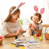 MWOOT 8 Pcs Wooden Easter Dream Catcher Craft Kits, DIY