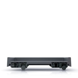 Mobile Platform for Flower Pot with Wheels, Mobile Saucer Square, Dimensions (mm) 292 x 292 x 57, Colour: Anthracite