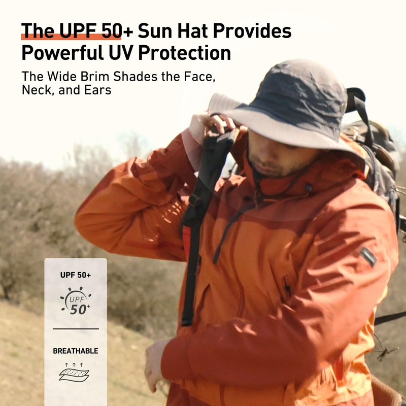 Oversize XL XXL Large Wide Brim Waterproof UPF 50+ Bucket