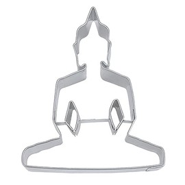 Staedter Embossing Buddha Shape Cookie Cutter, Stainless Steel,7 x 6 x 2cm