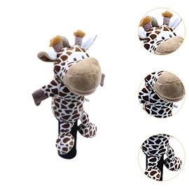 Colcolo Plush Golf Club Headcover Animal Wood Driver Head Cover Replacement Sleeve Funny Fairway Wood Headcover for Golf Bag Accessories Outdoor Sports Women Men Golfer, Brown Deer