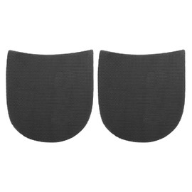 1 Pair Anti Slip Rubber Shoe Soles Anti Skid Rubber Soles Thickness 3.5mm Rubber Anti Skid Shoes Heels Repairing Tool for DIY Shoe Repair, Black