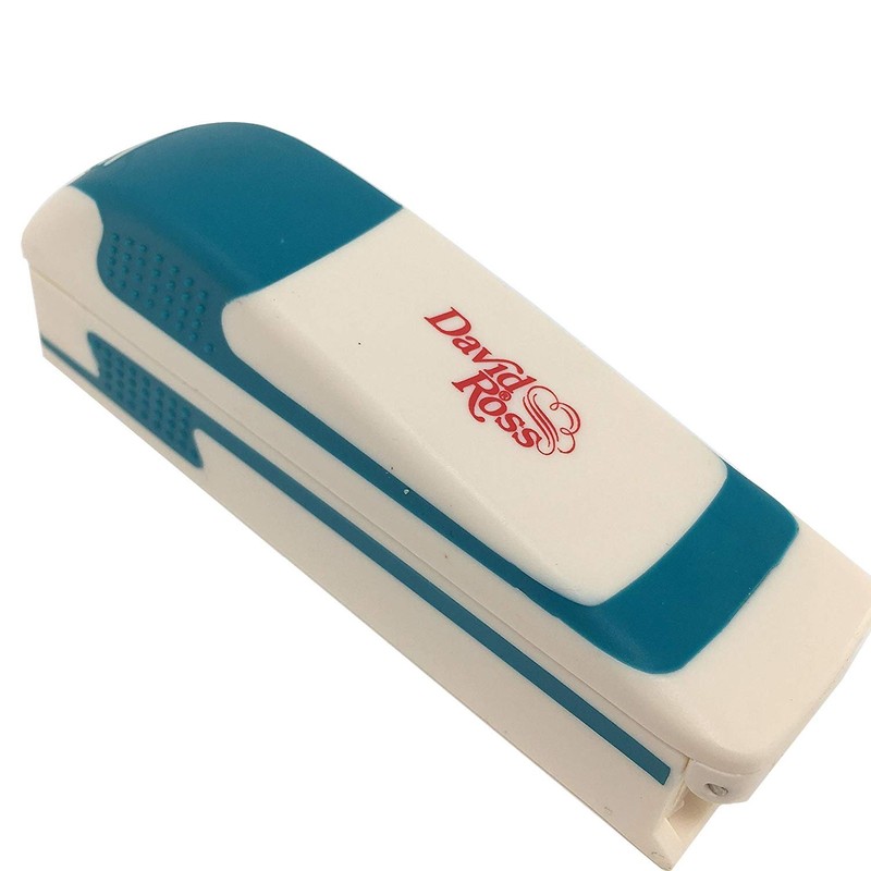DAVID ROSS STAPLE STYLE RUBBER TUBE FILLING MACHINE VINTAGE (Blue)