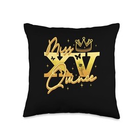 Mis Quince 15th Birthday Mexican Party Quinceanera Throw Pillow