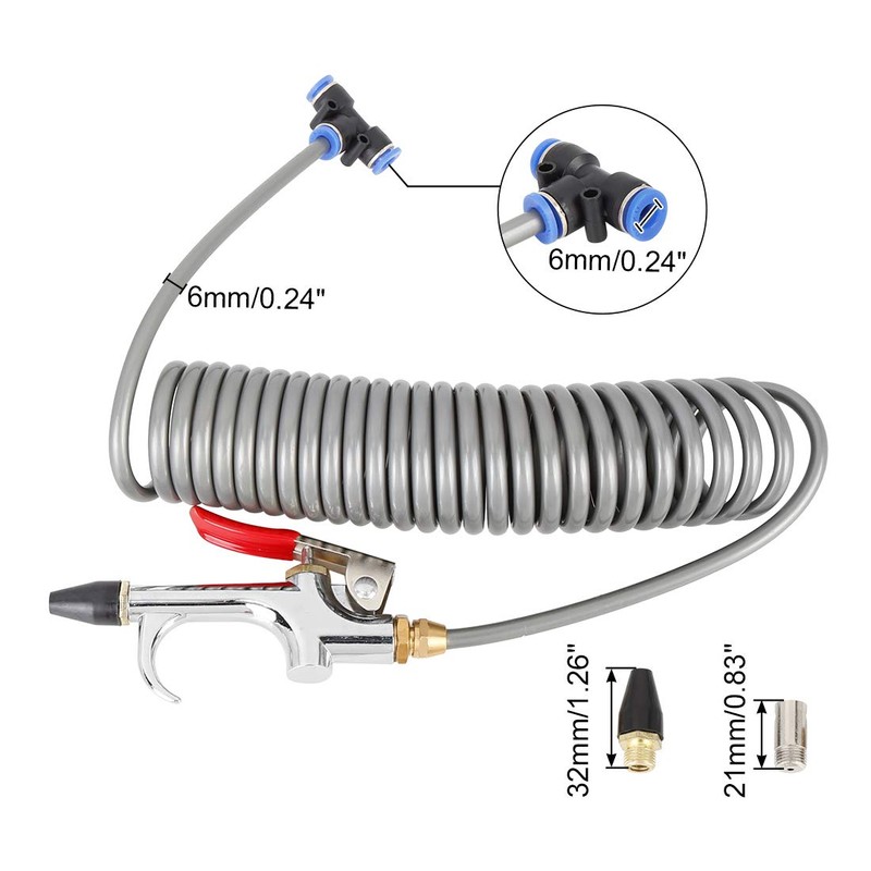 X AUTOHAUX 6 in 1 Car Air Blow Gun Kit