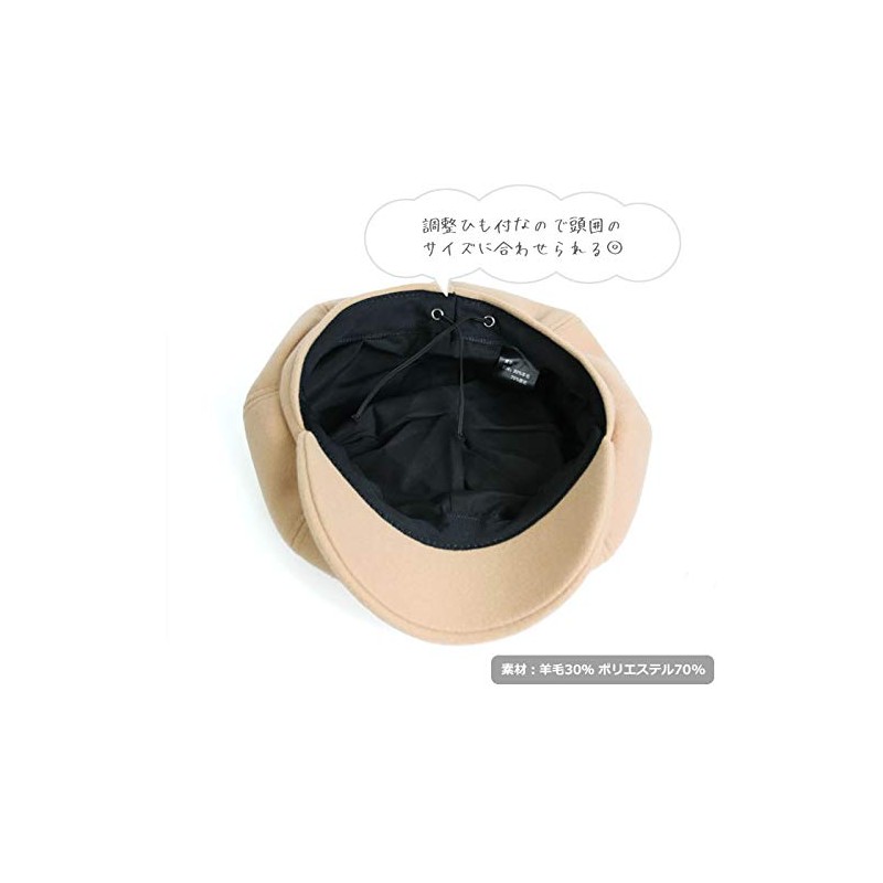 AMgrocery Women's Hunting 30% Wool Hat, Cap, Popular, Fashionable, red