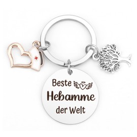 fuakUip Midwife Gift, Midwife Thank You, Gifts for Midwife, Midwife Keyring, Thank You Gifts, Nurse Gifts, Midwife Gifts