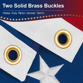 5x8 American Flag Outdoor Heavy Duty,5by 8 American Flag,US Flag,5' x 8' America Flag,America Flags For Outside 5x8,Embroidered USA Flags 5x 8,Long Lasting 5 by 8 Best High Wind all Weather US Flags