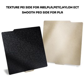 Tofelf 3D Printer PEI Sheet for BambuLab X1/X1 Carbon Heated Bed, Spring Steel Building Plate, 257.5 x 257.5 mm, Spring Steel PEO+PEI Spring Steel Plate for Bambu Lab X1, X1C, P1P, P1S 3D Printer