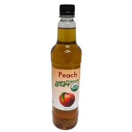 Joe’s Syrup Organic Flavored Syrup, Organic Peach, 750 ml