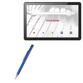 BoxWave Stylus Pen Compatible with Thomson 4G Tablet (10.1 in) - FineTouch Capacitive Stylus, Super Precise Stylus Pen - Lunar Blue