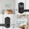 Smart Fingerprint Door Lock with Keypad and Handle, APP Control,