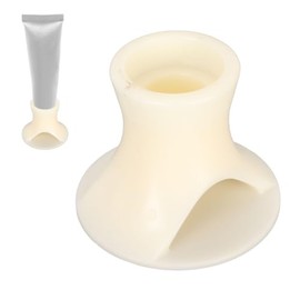 Liquid Glue Holder, Needle Tip Glue Bottle Stand with Stable Base Craft Glue Holder Craft Glue Bottle Holder for Various Glue Containers (Milk White)