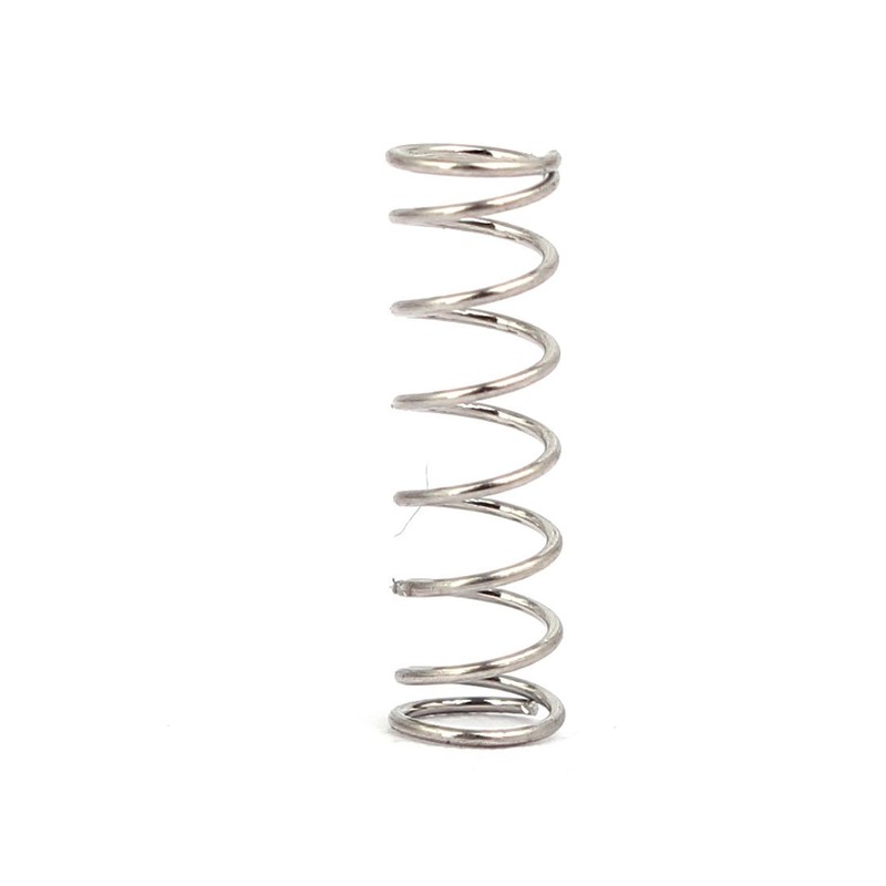 sourcingmap Compression Spring,304 Stainless Steel,3mm OD,0.3mm Wire Size,10mm Free Length,Silver