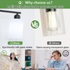 SOTTAE 4-Light Bathroom Vanity Lights, Modern Vanity Lighting with Milky