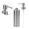 350ml Soap Dispenser Stainless Steel Liquid Soap Pump Dispenser Refill