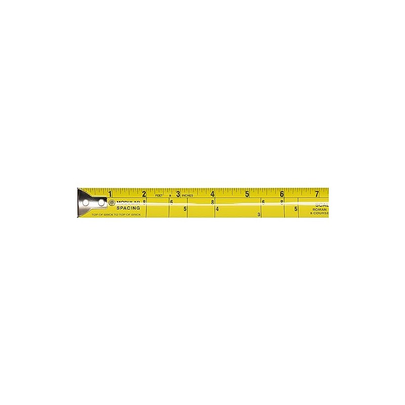 MARSHALLTOWN Tape Measure, Modular Spacing, Self-Retracting, MST16