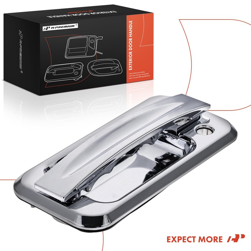 A-Premium Front Left Driver Side Exterior Door Handle with Keyhole