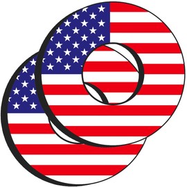 Gripdonuts.com® Premium MX Grip Donuts for Dirt Bike Motorcycle BMX - American Flag