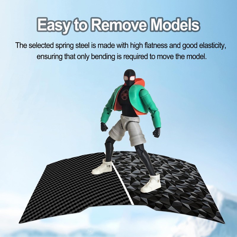 HIKUDIY 355x346mm PET PEO Double Side Build Plate for Bambu