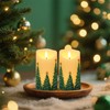 Eldnacele Christmas Flameless Candles with 6 Hour Timer Battery Operated