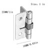 6pcs Self-Opening Spring Hinges, 304 Stainless Steel Self-Closing Spring Door
