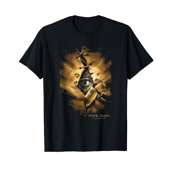 Jeepers Creepers Halloween Stitch Up Creepy Eye Poster T-Shirt