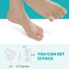 Toe Separators for Overlapping Toes Toe Spacers with Aloe Vera