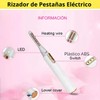 Rizador de Pestañas Eléctrico Térmico USB Curvador Portátil, Seguro y