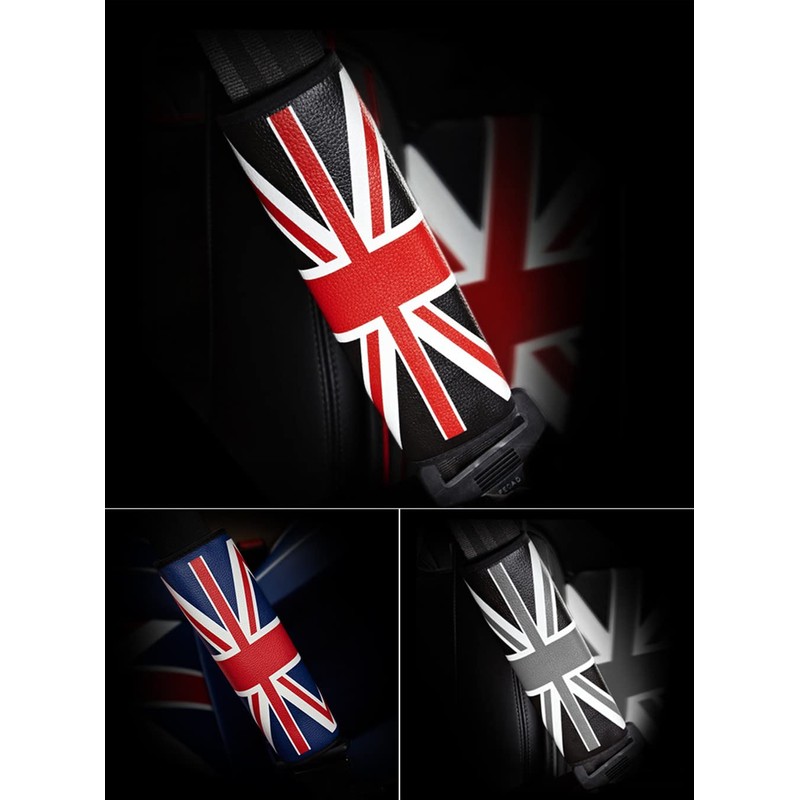 Qirc Car Seat Belt Shoulder Pad, British Union Jack Seat