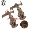 SINAIRSOFT Tactical Helmet ARC Rail Adapter Tactical Headsets Rail Mount