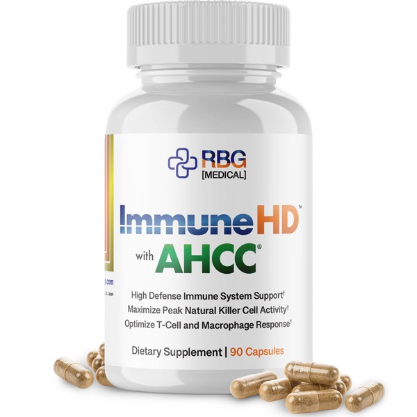 Immune-HD with AHCC Supplement for Immune Support,1500mg of AHCC +