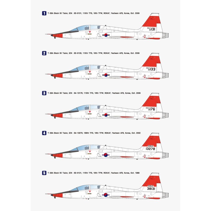 Wolfpack 1/48 T-38A Talon 'ROKAF' WP10003