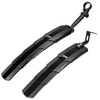 GORIX Bicycle Fender, Mud Guard, Telescopic, Slide-Type, Compact, Front and