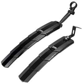 GORIX Bicycle Fender, Mud Guard, Telescopic, Slide-Type, Compact, Front and Rear Fender Set, Easy Installation (GFD-SS810), Mud Protection, Water Splash, Front Fender, Rear Fender, Angle Adjustment