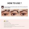 Eyebrow Powder, Two-Color Eyebrow Palette Pomade, Easy to Apply Eye