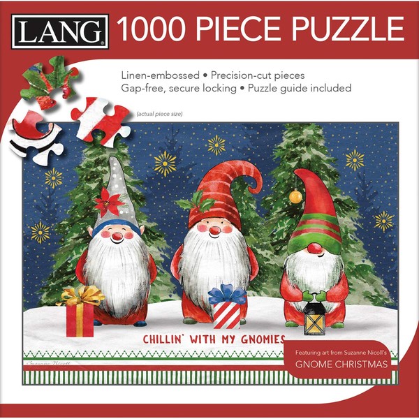 Lang GNOME Christmas Puzzle - 1000 PC (5038052), Multicolor
