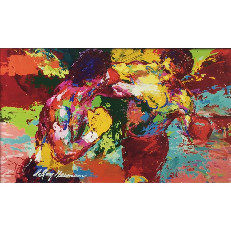LEROY NEIMAN - Rocky The Knockout Custom Framed Lithograph