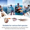 Spinner Baits - Spinnerbait Fishing Lures Long-Distance Casting Sinking,Hook Sequins