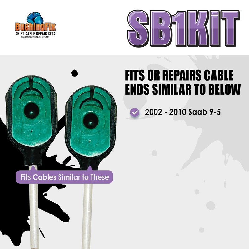 BushingFix SB1Kit - Saab 9-5 Replacement Bushing for Automatic Transmission